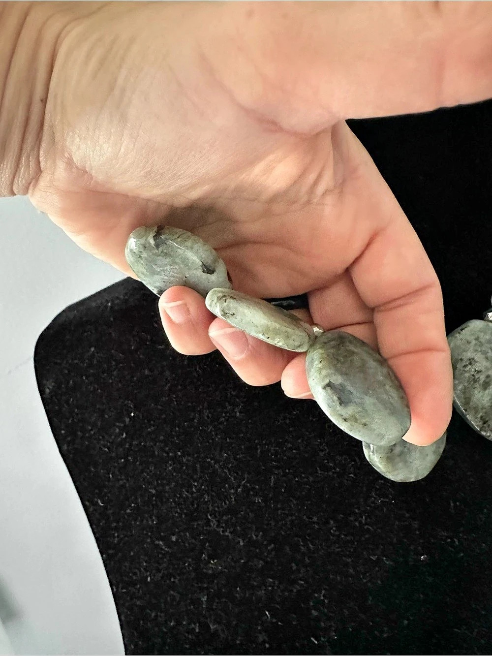 Labradorite Statement Necklace - Picture 11 of 14